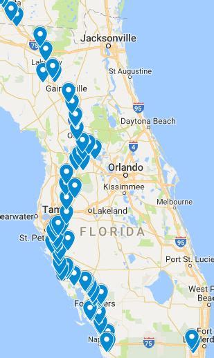 I 75 Mile Marker Map Florida