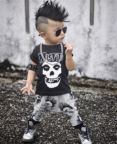 Finding cute little boy haircuts for your toddler shouldn't be hard. 0 3Y Newborn Baby Boy Clothes Infant Toddler Kids Black ...