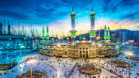 This pic is taken from far away top place during hajj days. Kaba In Al Masjid Al Haram Al Kaaba Al Musharrafah Great Mosque In Mecca Saudi Arabia Desktop Hd ...