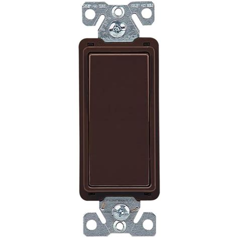 Eaton 15 Amp 4 Way Brown Rocker Light Switch At