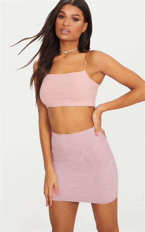 Blush Faux Suede Bodycon Mini Skirt Mini Skirts Simple Fall Outfits