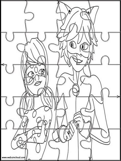 Di seguito tutti i disegni di hulk da stampare e colorare per far. Puzzle da stampare e ritagliare Miraculous - Ladybug 4