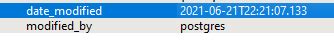 Postgis PostgreSQL Trigger Always Shows Last Modified By Postgres