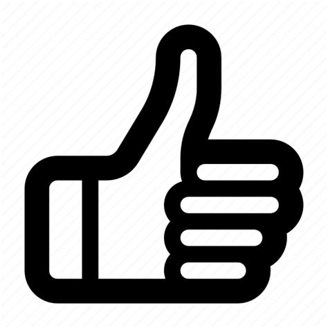 Like Thumbs Ui Up Vote Icon Download On Iconfinder