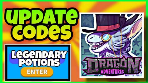 Dragon Adventures Codes Legendary Potions Update All Working Codes