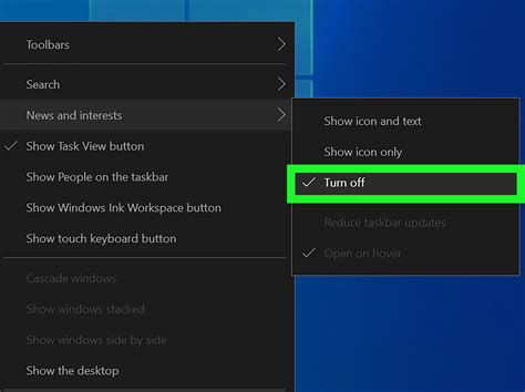 How To Remove The Weather From The Taskbar In Windows