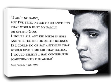 A way to escape from the problems. INSPIRATIONAL QUOTES BY ELVIS PRESLEY - The Insider Tales