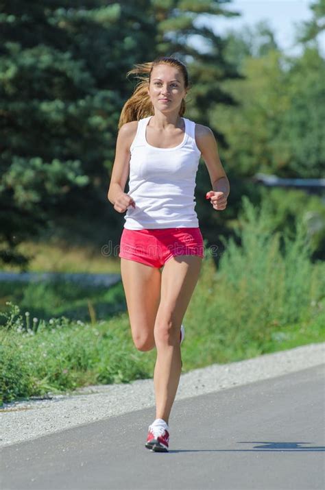 Young Woman Jogging Stock Photo Image Of Sport Jogging 33268382