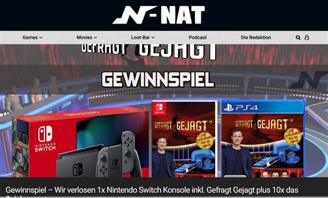 Nat Gamesde Gewinnspiel Gewinne Jetzt Eine Nintendo Switch Spiele Seriöse Gewinnspiele