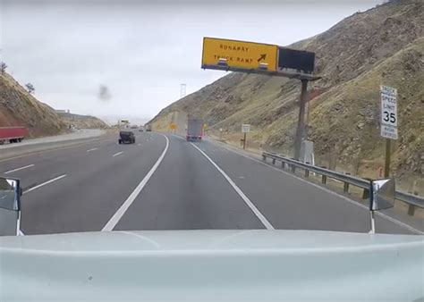 Therefore, the best trucker dash cam can save you from unfair claims and faulty drivers. Trucker takes Grapevine runaway ramp in dash cam video