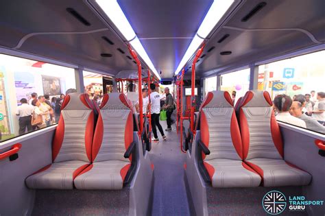 alexander dennis enviro500 concept bus mock up lower deck seating reat to front land