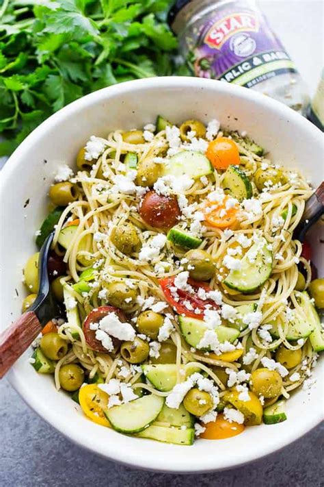 Spaghetti Salad Recipe Perfect Potluck Salad Recipe