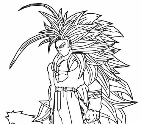 Imagenes de computadora para pintar imagenes de pantallas de computadoras Goku ssj5 para pintar - Imagui
