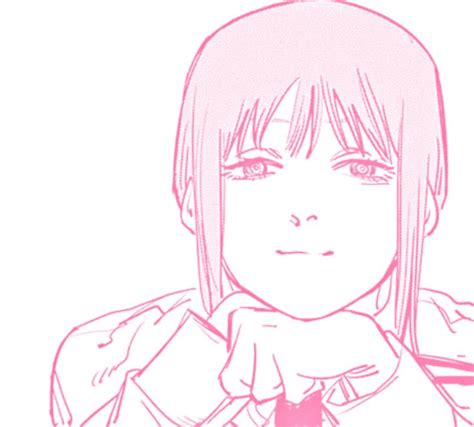 Makima Chainsaw Man ♡︎ In 2021 Pink Mangá Icons Icon