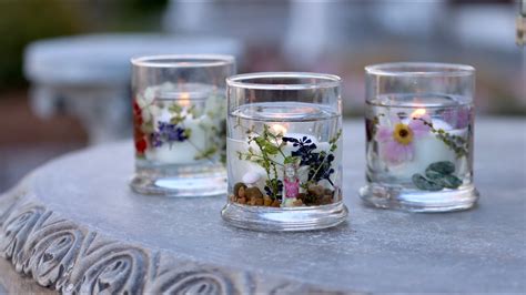 Diy Dried Flower Resin Candles