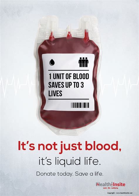 Blood Donation Poster Unit Of Blood Saves Up To Lives Donate Today Save A Life