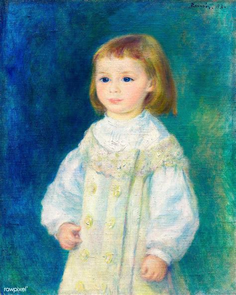 Lucie Berard Child In White 1883 By Pierre Auguste Renoir Original