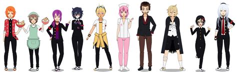 Yandere Simulator Male Rivals By Hairblue On Deviantart