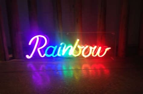 Rainbow Neon Signs Neon Lighting Neon