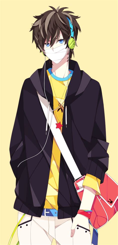 Tall And Cool We Heart It Anime Headphones And Anime Boy