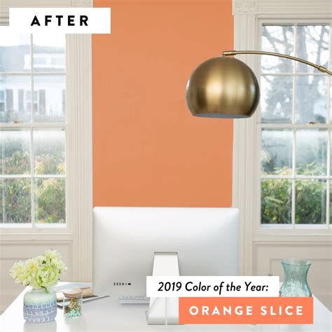 Looking To Update Your Home See How Orange Slice A Valsparpaint 2019