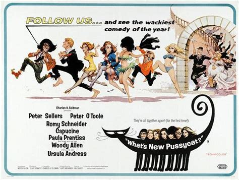 Whats New Pussycat Uk 30x40 Movie Poster 1965 Comedy Movies