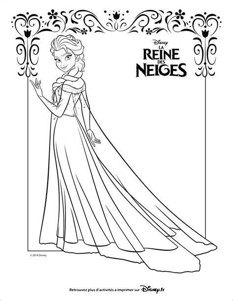Dessin 24208 dessin de elsa a imprimer. Coloriage DISNEY - La reine des neiges, Elsa | Coloriage ...