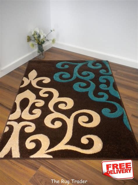 Decor well modern abstract teal and brown canvas art modern prints stretched for home decor. brown and turquoise rug - Google Search | Turquoise rug ...