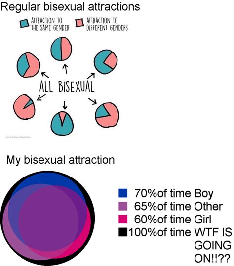 i ve always had slight problem with showing bisexuality as a pie chart posting this in case
