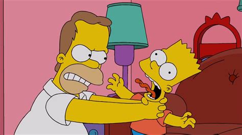 The First Time Homer Strangles Bart The Simpsons Youtube