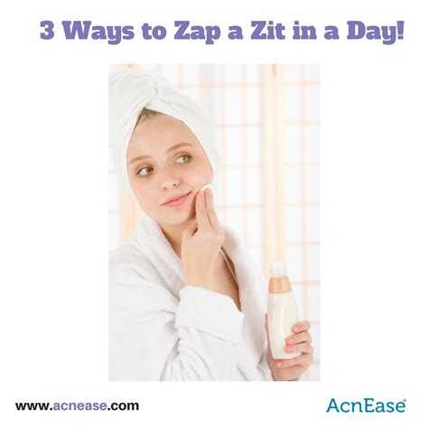 3 Ways To Zap A Zit In A Day Blog