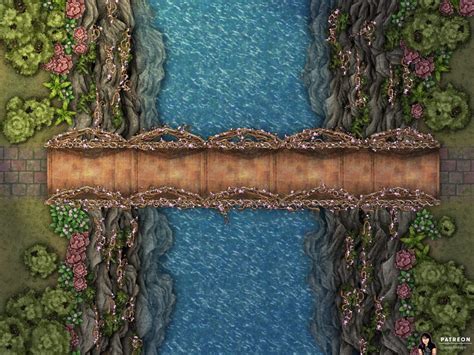 Elven Bridge ⋆ Angela Maps Battle Maps For Dandd And Other Rpgs Elven