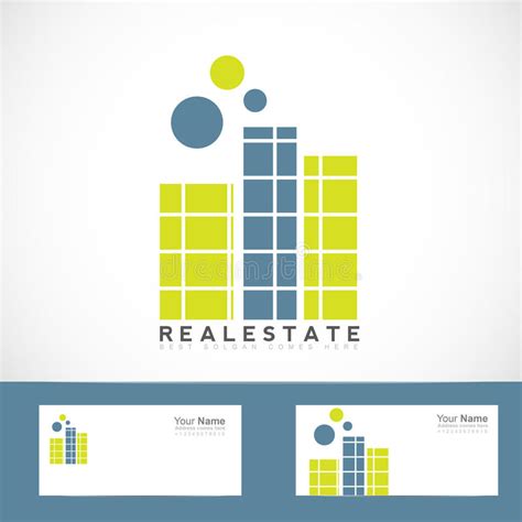 Simple Real Estate Logo Stock Vector Illustration Of