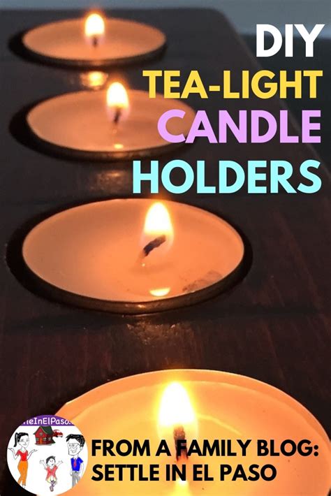 Rustic Tea Light Candle Holders A Wooden Candle Holder Diy Project — A