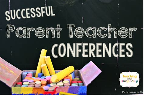 Successful Parent Teacher Conferences Upper Elementary Snapshots