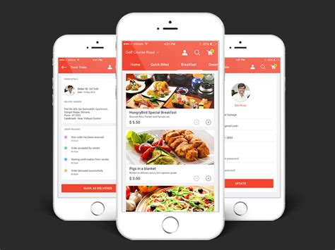 Food Order App Ui Kit By Dnyaneshwar Ganage On Dribbble