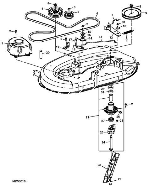 John Deere 110 Parts Diagram