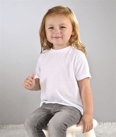 1310 Toddler Polyester T Shirt White 4t
