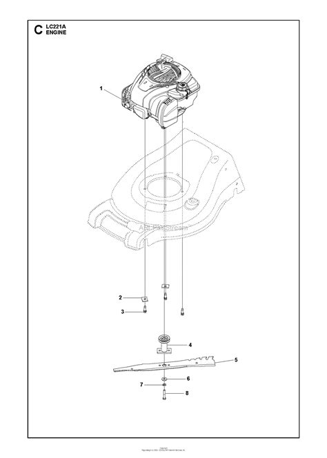 Husqvarna Lc221a 96145002601 2016 09 Parts Diagram For Engine