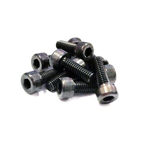 HobbyStar Steel Socket Head Screw, M4X10, Black, 10PC 4mm 4 mm 10mm ...