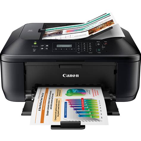 The network information page will print when you press the wifi button. Canon PIXMA MX372 All-In-One Color Inkjet Office Printer