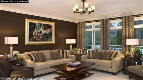 Best Wall Colors For Living Room With Dark Brown Furniture Youtube