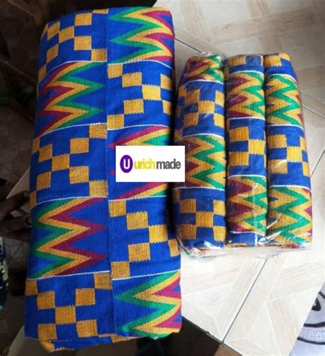 Authentic Handwoven Kente 6 And 12 Yards Ghana Kente Fabric And Etsy
