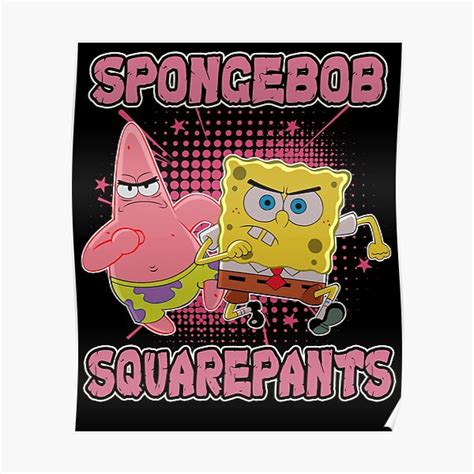 Spongebob Squarepants Patrick Star Poster By Teresagerald5 Redbubble