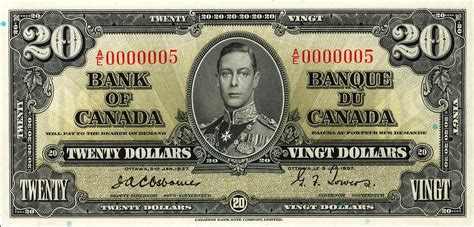Billet De Banque Bank Note Musée De La Banque Du Canada
