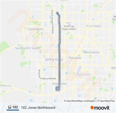 102 Route Schedules Stops And Maps 102 Jones Northbound Updated
