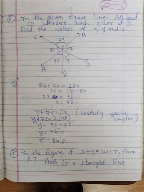 This is because we carry over some of the more important topics from earlier grades to the later grades. Math Grade 9th Chapter 6 Lines and Angles 29/05/20 class work