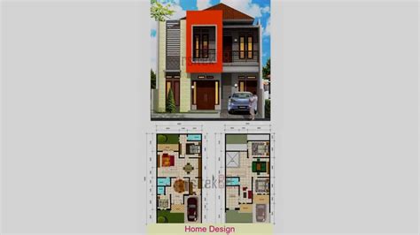 Desain dan denah rumah type 36 2 lantai. Desain Rumah Minimalis Ukuran 7X12 Meter - YouTube
