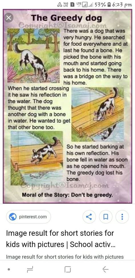 Moral Stories The Greedy Dog Short Stories For Kids Moral Stories