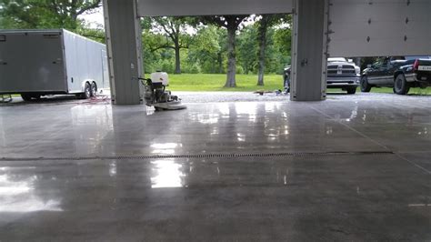 Polished Concrete Garage Treadwell